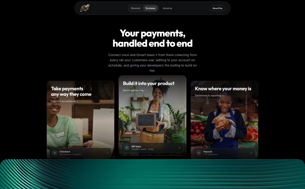 iSmart End to End Payments and Developer Tooling
